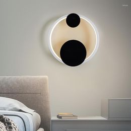 Wall Lamp Led Switch Rustic Indoor Lights Black Bathroom Fixtures Living Room Decoration Accessories Applique