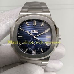 Super Watch Authentic Picture for Mens 40.5mm Blue Dial 5726/1A-014 904L Steel Bracelet CAL.324 S QA LU 24H Movement GR Factory GRF Automatic Mechanical Watches