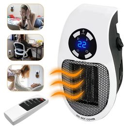 Home Heaters Smart wall space heater mini electric room Samll radiation remote 500W household appliance 231114