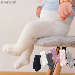 Kids Socks Soft Cotton Baby Tights Autumn Winter Warm Elastic Newborn Pantyhose For Baby Boy Girl Solid Colour Children TightsL231114