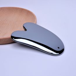 Natural Terahertz Gua Sha Board Chinese Traditional Scraping Therapy Energy Healing Stone Gua sha Facial Tool Beauty Face& Body Massager