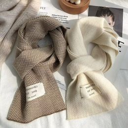 Wholesale Classic Plaid Scarf Winter Wool Keep Warm Scarves INS Style Shawl Necks Echarpe Luxe Stole For Women Girls Mothers Day Knit Gifts