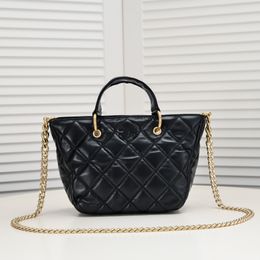 2023 Luxury design women's basket Diamond check crossbody bag shoulder bag
