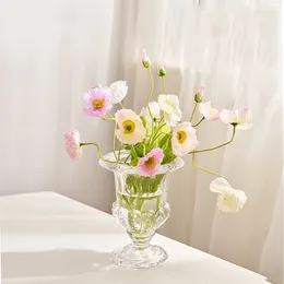 Vases Flower Vase For Table Decoration Living Room Decorative Decor Tabletop Terrarium Glass Containers Desktop
