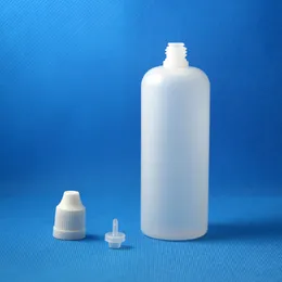 120ML 100 Pcs/Lot Plastic Dropper Bottles With Child Proof safety Caps & Long nipples For Liquid