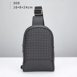 23 Upgraded version of BU various men's bags, chest bags, crossbody bags, top-quality Tyre leather bags, original hardware, brand-name bags, luxury woven bags, sync Original