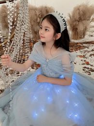 Girl Dresses Vestidos Longos Abiye Robe Longue De Festa Prom Evening Menina Party Birthday Idos Bambina Fantasias Princesse Fille Kids