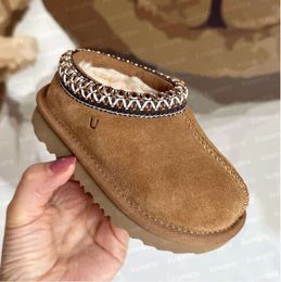 Boots Kids Toddler Tasman uggskid Slippers Tazz Baby Shoes Chestnut Fur Slides Sheepskin Shearling Classic Ultra Mini Boot Winter Mules Wool Little Big 985ess