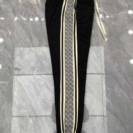 Men's Pants Designer Luxury mens pants designer classic side snakeskin stitching trousers men women loose slacks outdoor sweatpants IZ9X