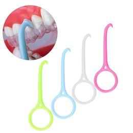 Plastic Hook Dental Removal Tool Nice Orthodontic Aligner Remove Invisible Removable Braces Clear Aligner Oral Care