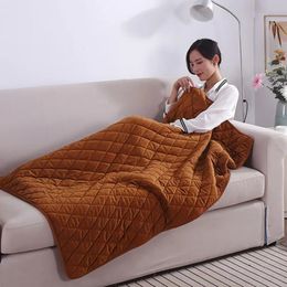 Electric Blanket Portable Electric Heating Blanket Automatic Timing Washable USB Charging Winter Heating Shawl Home Warming Accessories Warm Pad 231114