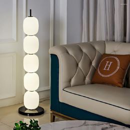 Table Lamps Led Lamp Modern Minimalist Glass Ball Shade Living Room Home Decor Sofa Corner Standing Bedroom Bedside Floor Light