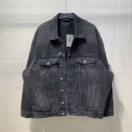 High quality and correct autumn and winter new Ba Jia denim jacket with laser design loose and casual high-end clothing from Nanyou