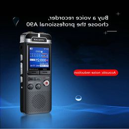 FreeShipping Professional Dictaphone voice activated mini digital voice recorder pen 8GB PCM recording Dual mic denoise HIFI MP3 player Dclk