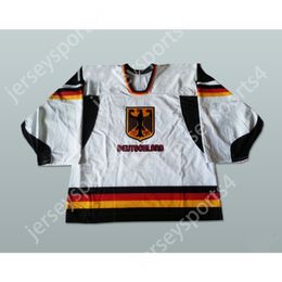 Custom GERMANY DIMITRIJ KOTSCHNEW 1 HOCKEY JERSEY NEW Top Stitched S-M-L-XL-XXL-3XL-4XL-5XL-6XL