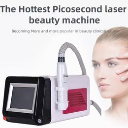 2024 Portable Nd Yag Laser Tattoo Removal Picosecond Anti-pigmentation Eyebrow Eyeline Washing Spot Removing Equipment with Q Switch