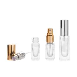 100pcs/lot 3ML 6ML 9ML Glass Bottle Perfume Atomizer Parfum Spray Bottle Cosmetic Sample Vial Refillable Bottles #FG3432