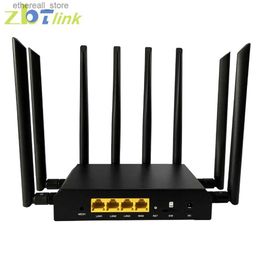 Routers Zbtlink 4G 5G Router Wifi6 Mesh Openwrt Sim Card 1800Mbps 4*Gigabit LAN WAN 2.4GHz 5.8GHz Wifi Antenna 5G Internet for 64 User Q231114
