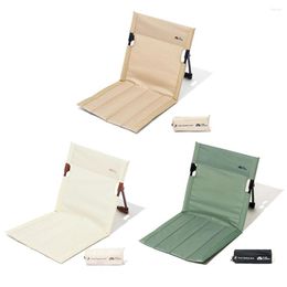 Camp Furniture Foldable Single Lazy Chair Lightweight Universal Backrest Comfortable Cushion Wear-resistant For Patio Lawn