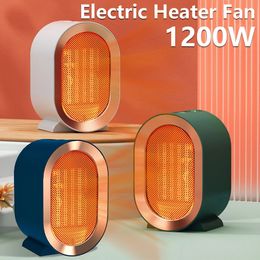 Home Heaters Desktop electric heater mini portable fan 1200W PTC ceramic household 231114