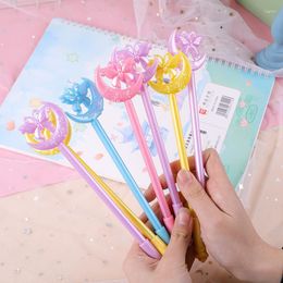 Piece Lytwtw's Moon Butterfly Gel Pen School Supplies Office Gift Lollipop Candy Colour Stationery Kawaii Funny Pens