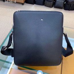 2023 upgraded version men's bag shoulder bag crossbody bag briefcase top Tyre leather bag original hardware designer bag luxury bag original genuine leather