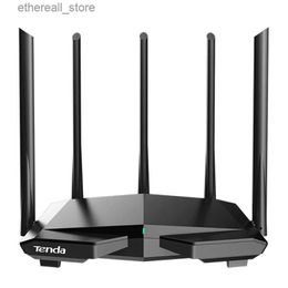 Routers Tenda Smart WiFi 6 Router AX1500 802.11ax Wi-Fi6 Pro Dual Band AX OFDMA MU-MIMO Parental Controls 5*6dBi High-Gain Antennas Q231114