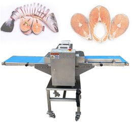 Fresh Meat Cutting Machine Commercial Chicken Duck Fish Ribs Fresh Meat Slicing Dicing Machine