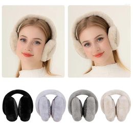 Berets Cold Protection Ear Muffs Portable Foldable Plush Windproof Cap Keep Warm Winter Earflaps Men