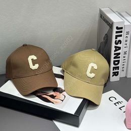 Celiene CEL Beanie Top Quality Hat Luxury Designer Letter Embroidered Hard Baseball Hat Women's Versatile Curved Brim Tongue Hat Men's Sun Protection
