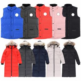 Men's Vests Designer Mens Canada Womens Canadian Vest Goose Jacket Parka Outdoor Casual Top White Duck Down Fur Winter Outwear Bodywarmer