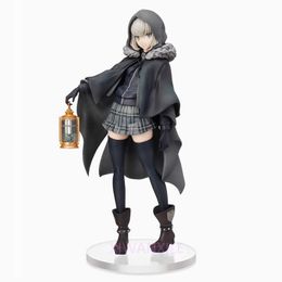 Action Toy Figures 20cm Lord El-Melloi II no Jikenbo Anime Figure Mystic Eyes Collection Train Grace note Gray Action Figure Adult Model Doll Toys AA230413