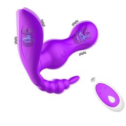 Wireless Remote Control Vibrator Sex Toys for Women Adults Couples Anal G Spot Clitoris Stimulator Vibrating Panties Dildo 231010