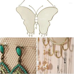 Jewelry Pouches Wall-mounted Display Rack Stands Copper Material Earring Holders For Necklaces