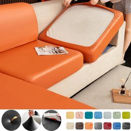 Chair Covers Stretch PU leather waterproof sofa cushion cover sofa seat slipcover backrest cover easy clean sofa protector for pets kids 231113