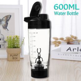 Wasserflaschen 600 ml Shaker Cup Powder Fitness Elektrischer Mixer Proteinflasche Braubewegung Umweltfreundlicher automatischer Vortex-Mixer 230413