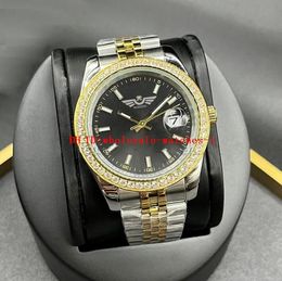 16 Style Mens Watches 41mm 36mm 278238 126334 Black Dial Watch Automatic Mechanical movement Mens Diamond Bezel Stainless Steel Wrist Designer Watches Two Tone Gold