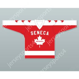 Custom RED 9 WAYNE GRETZKY SENECA NATIONALS HOCKEY JERSEY METRO JUNIOR B HOCKEY LEAGUE NEW Top Stitched S-M-L-XL-XXL-3XL-4XL-5XL-6XL