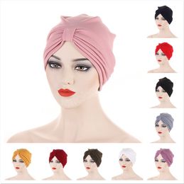 Indian Muslim Hijab Inner Hat Women Turban Chemo Caps Stretch Islamic Hair Loss Headwear Beanies Femme African Cover Wraps