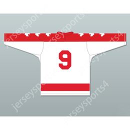 Custom WHITE IN 9 WAYNE GRETZKY SENECA NATIONALS HOCKEY JERSEY NEW Top Stitched S-M-L-XL-XXL-3XL-4XL-5XL-6XL