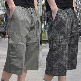 Men's Shorts Men's Shorts Army Green Cargo Shorts Men Cotton Summer Casual Shorts Bermudas Tactical Short Pants Plus Size 7XL 8XL 9XL 10XL 230414