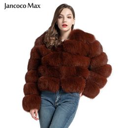 Women's Jackets Real Fur Coat Women Full Sleeve Natural Crop Jacket Winter Thick Warm Fashion S1796B 231114