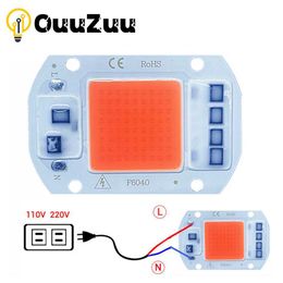 Grow Lights COB Led Grow Light Lamp Chip Full Spectrum 220V 110V 20W 30W 50W 380-780nm Phyto Lamp For Indoor Plant Seedling Flower Fitolampy P230413