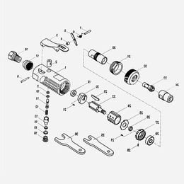 Freeshipping 1/4 Inch Pneumatic Tools Air Grinder Kit Mini Die Pneumatic Grinding Machine With Grinding Polish Stone Sanding Machine Bjouk