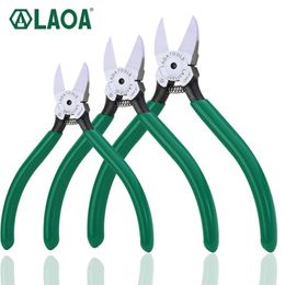 Pliers LAOA CR-V Plastic pliers 4.5/5/6/7inch Jewelry Electrical Wire Cable Cutters Cutting Side Snips Hand Tools Electrician tool 230414