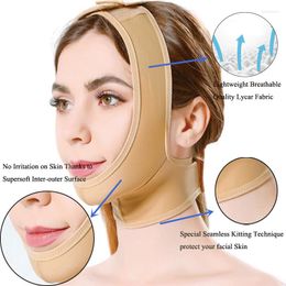 Women's Shapers Grade Chin Compression Garment After Facial Liposuction Neck Cover Strap Bandage