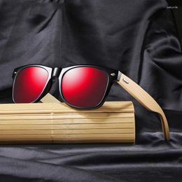 Sunglasses Classic Wood Bamboo Men Women Polarized UV400 Vintage Driving Sun Glasses Black Fishing Eyewear Eyeglasses