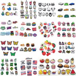 Other Cute Cartoon Food Fruits Shoe Charms For Corc Sandals Pvc Material Garden Accessories Party Birthday Gifts Drop Delivery Otnt5