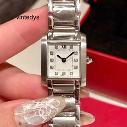 Fashion Watch Quartz High Precision Watch Designer High Quality Luxury Quartz Square Diamond Scale Waterproof