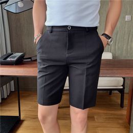 Men's Shorts Summer Shorts Men Korean Fashion Bottoms Casual Pants Knee Length Streetwear Slacks Cool Fashion Shorts Breathable S-3XL 230414